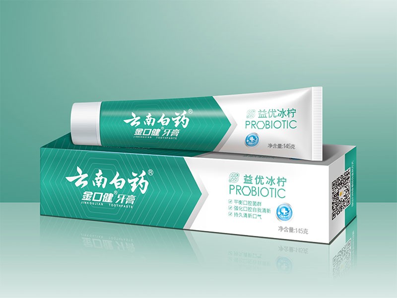 金口健益優冰檸牙膏